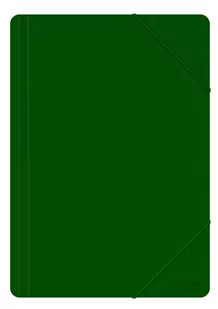 OFFICE PRODUCTS Teczka z gumką A4, PP, 500mikr., 3-skrz., zielona 21195251-02 - Teczki i skoroszyty - miniaturka - grafika 1