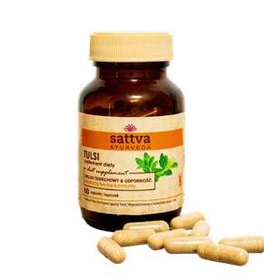 Sattva Ayurveda Tulsi Ekstrakt Kapsułki - Zioła - miniaturka - grafika 1