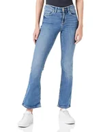 Spodnie damskie - VERO MODA Damskie spodnie jeansowe, niebieski (medium blue denim), (XS) W / 30L - miniaturka - grafika 1
