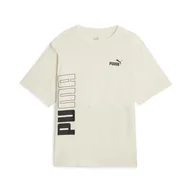 Koszulki sportowe damskie - Puma Koszulka Power Colorblock 67601287 - miniaturka - grafika 1