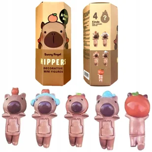 Figurka na telefon kapibara minifigurka niespodzianka na laptopa zawieszka. - Figurki dla dzieci - miniaturka - grafika 1