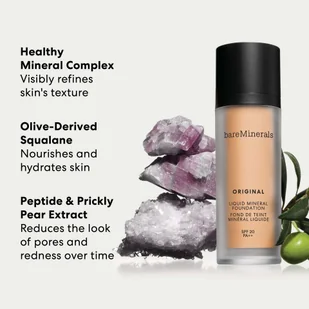 bareMinerals Original Liquid Mineral Foundation SPF 20 - podkład do twarzy Light Beige 09 - Podkłady do twarzy bareMinerals Original Liquid Mineral Foundation SPF 20 - podkład do twarzy Light Beige 09 - Podkłady do twarzy - miniaturka - grafika 6