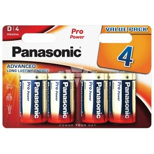 Panasonic Baterie D LR20 Pro Power 4 szt.) LR20PPG 4BW - Baterie i akcesoria - miniaturka - grafika 1