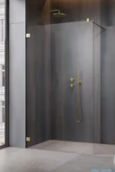 Kabiny prysznicowe - Radaway Essenza Pro Brushed Gold 100x200 kabina Walk-in szczotkowane złoto 10103100-99-01 - miniaturka - grafika 1