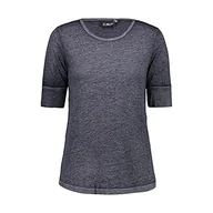 Koszulki i topy damskie - CMP CMP Damska koszulka Maglia Sportswear A Mezze Maniche in Cotone Burn Out Jersey T-Shirt niebieski niebieski morski 48 38D8556 - miniaturka - grafika 1