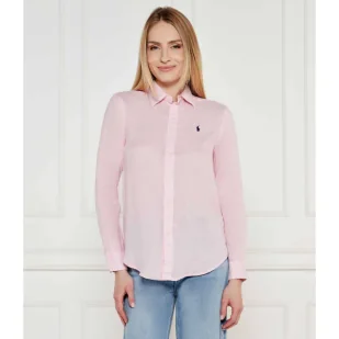POLO RALPH LAUREN Lniana koszula Classic fit - Koszule damskie - miniaturka - grafika 1
