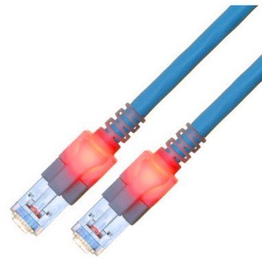 Kabel saCon S/FTP kat. 6 klasa E, LSOH, niebieski, 5 m