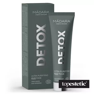 Madara Madara Detox Ultra Purifying Mud Mask Ultra oczyszczająca maseczka 60 ml - Maseczki do twarzy - miniaturka - grafika 1