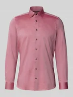 Koszule męskie - Koszula biznesowa o kroju body fit z kołnierzykiem typu kent - miniaturka - grafika 1