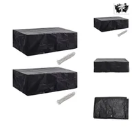 Pokrowce na meble ogrodowe - vidaXL Pokrowce na meble ogrodowe 2 szt. 10 oczek 300x140 cm - Pokrowce ochronne na meble ogrodowe - miniaturka - grafika 1