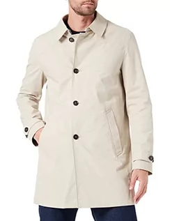 Płaszcze męskie - bugatti Męski płaszcz 338300-39064, beżowy-30, standardowy, beżowy-30 - grafika 1