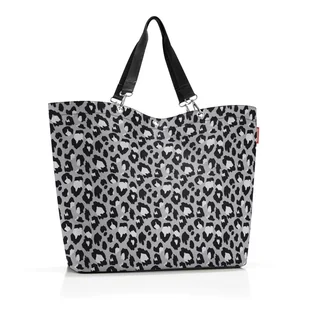 Torba shopper xl, leo nero RZU7080 - Torby i wózki na zakupy - miniaturka - grafika 1