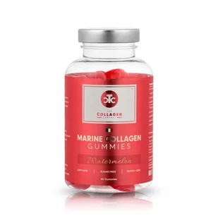 The Collagen Company Kolagen morski, Suplement diety, 60 żelek o smaku arbuzowym - Witaminy i minerały - miniaturka - grafika 1