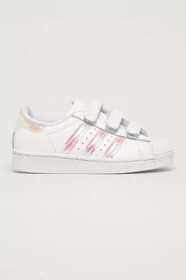 Buty dla dziewczynek - Adidas SUPERSTAR CF C FV3655 Dziecięce Lifestyle - grafika 1