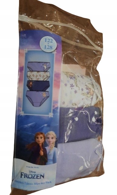 Majtki dziewczęce figi 3 pary 122/128 Frozen