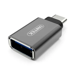 Unitek Adapter USB USB TypC do USB Y-A025CGY - Adaptery i przejściówki - miniaturka - grafika 5