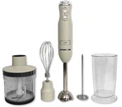 Blendery ręczne - Blender ręczny 4w1 - SMUKEE Vintage 700W Kremowy - miniaturka - grafika 1