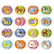 Klocki - VIGA 51308 Memo Zwierzatka - miniaturka - grafika 1