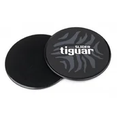 Pozostały sprzęt i akcesoria do ćwiczeń - Tiguar sliders dyski poślizgowe czarne TI-SL0001 TI-SL0001 - miniaturka - grafika 1