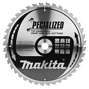 Makita B-09466 piła tarczowa do cięcia drewna z gwoździami i sękami 355x30 mm 40 zębów T.C.T. Specialized - Tarcze do pił - miniaturka - grafika 1