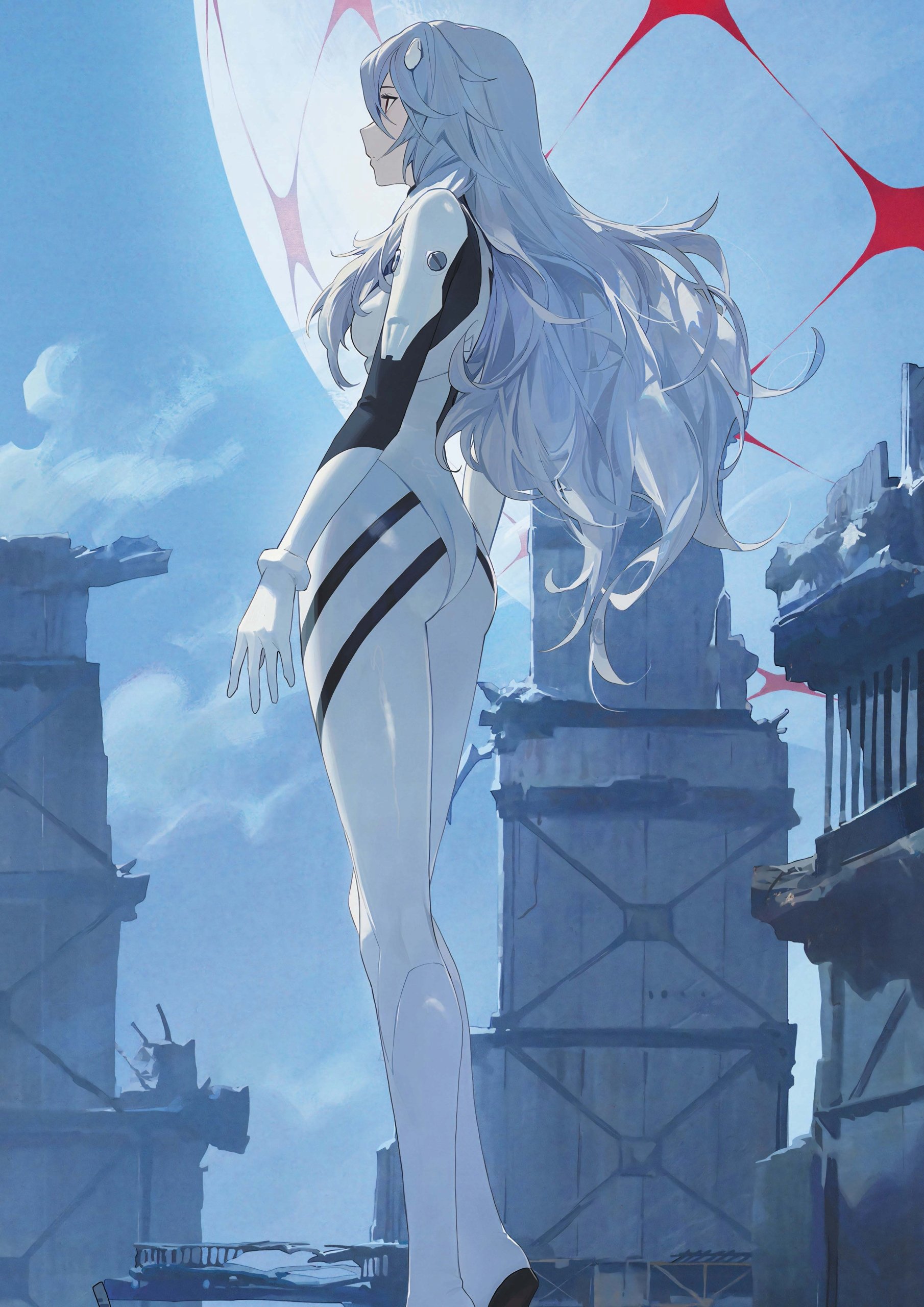 Plakat A2 anime Neon Genesis Evangelion Rei