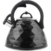 Czajniki na gaz - Czajnik BERRETTI Rosa BR-7627 Czarny - miniaturka - grafika 1
