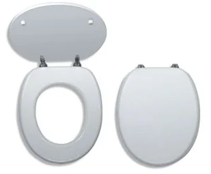 Novaservis Prestige - Deska sedesowa z lakierowanej płyty MDF, kolor biały WC/BILAMDF - Deski sedesowe - miniaturka - grafika 1