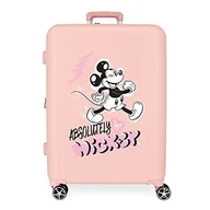Walizki - Disney Mickey Friendly Walizka średniej wielkości Nude 48x70x26 cms Twarde mocowanie ABS Wbudowany 88L 3,98 kg 4 Koła Podwójne, Różowy, Talla única, średnia walizka - miniaturka - grafika 1