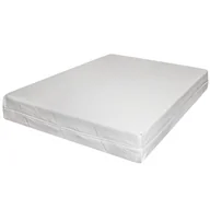 Pokrowce na materace - POKROWIEC NA MATERAC GRUBY PIKOWANY SILVER JONY SREBRA 180x200x19 - miniaturka - grafika 1