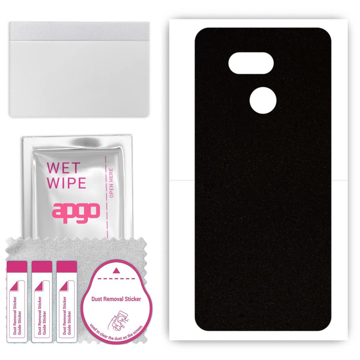 Folia naklejka skórka strukturalna na TYŁ Zamsz do HTC Desire 12s - Zamsz Czarny - apgo SKINS