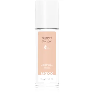 MEXX Dezodorant naturalny spray Simply for Her 75 ml - Wody i perfumy damskie - miniaturka - grafika 1