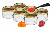 Pojemniki kuchenne - Słoiki na dżemy z zakrętkami 6 szt 200 ml - miniaturka - grafika 1