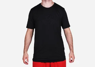 Nike Air Jordan Sportswear Wings Logo Drop-Tail Tee Black - Koszulki męskie - miniaturka - grafika 1