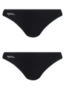 Majtki damskie - Czarne niskie figi damskie (2 pack) LPR 010 - miniaturka - grafika 1