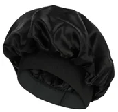 Pozostałe akcesoria fryzjerskie - Poniks Satynowy Czepek Do Spania Olejowania Na Włosy Zabezpieczający Ze Ściągaczem - miniaturka - grafika 1