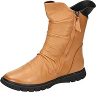 Kozaki damskie - Manitu Damskie buty 990161-21, półdługie kozaki, średni brąz, rozmiar 38 UE - miniaturka - grafika 1