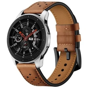 Tech-Protect Pasek Leather do Galaxy Watch 46 mm Brązowy - Akcesoria do smartwatchy - miniaturka - grafika 9