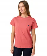 Koszulki i topy damskie - T-shirt Wrangler REGULAR TEE 112362782 Mineral Red S - miniaturka - grafika 1