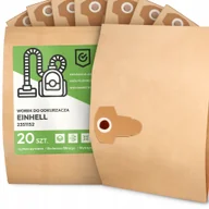 Worki do odkurzaczy - 20x Worek do Odkurzacza Einhell 2351152 Papierowy 2-Warstwy Torba Worki 2A - miniaturka - grafika 1