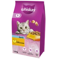 Sucha karma dla kotów - Whiskas Adult Sterile 1,4 kg - miniaturka - grafika 1