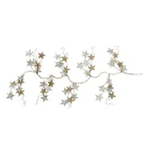 Lampy ogrodowe - Świąteczna Dekoracja Gwiazdki 1,5M 20 Led 0,8W Ciepła - miniaturka - grafika 1