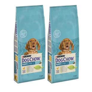 Purina Dog Chow Puppy Chicken 2x14kg - Mokra karma dla psów - miniaturka - grafika 1