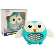 Grzechotki dla dzieci - Grzechotka sowa niebieska - Leantoys - miniaturka - grafika 1