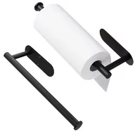 Stojaki i wieszaki na papier toaletowy - Uchwyt Wieszak Na Ręcznik Papierowy Kuchenny Loft - miniaturka - grafika 1