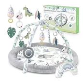 Maty edukacyjne - Mata edukacyjna interaktywna Dino, kokon kojec gniazdo Nukido - miniaturka - grafika 1