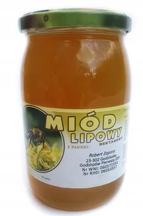 Miód lipowy, wyrazisty zapach kwiatów lipy - Miód - miniaturka - grafika 1