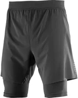 Spodnie sportowe damskie - Salomon Spodenki Exo Motion Black 397022 - miniaturka - grafika 1