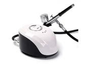 Pozostałe urządzenia kosmetyczne - Wonder Lashes Aerograf Biały - Zestaw Do Koloryzacji Brwi Z Kompresorem - miniaturka - grafika 1