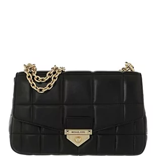 Michael Kors Soho, damska torba na ramię, czarna, mała, czarny, S - Torebki damskie - miniaturka - grafika 1