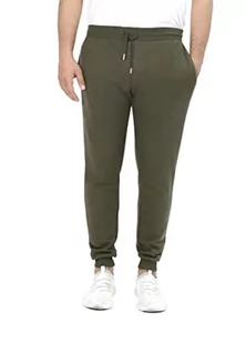 M17 Męskie spodnie do biegania z recyklingu wąskie nogawki spodnie do biegania na co dzień spodnie do biegania spodnie dres siłownia z mankietami kieszenie na dole, Khaki Zielony, XL - Spodenki męskie - miniaturka - grafika 1